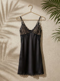 Lace V-Neck Nightgown | Floral Lace Sleepwear