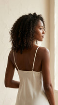 Floral Lace Trim Nightgown | V-Neck Sleepwear